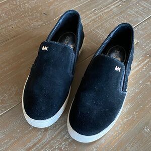 Michael Kors Keaton Quilted Suede Slip On Sneaker | Size 8
